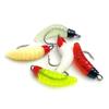 30Pcs  Soft Maggot Baits with Hook Plastic Fishing Lures Artificial Baits for Fishing Tackle Accessories Easy to Use