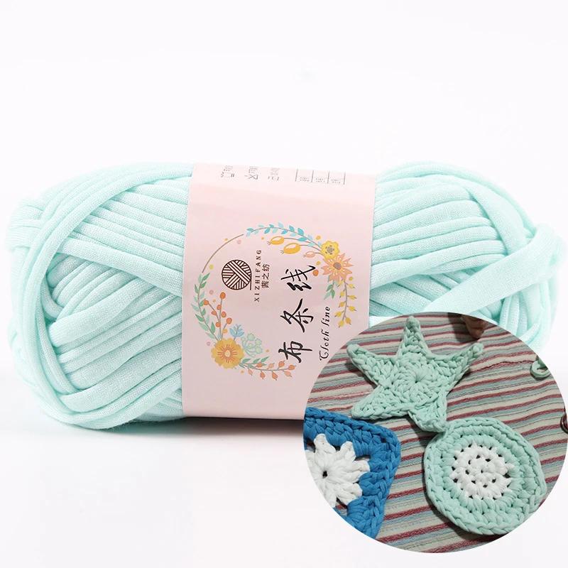 T Shirt Bulky Yarn for Hand Knitting Carpet Knitting Trap Crochet DIY Bag Purse Blanket Soft Thick Cloth Trapillo Yarn