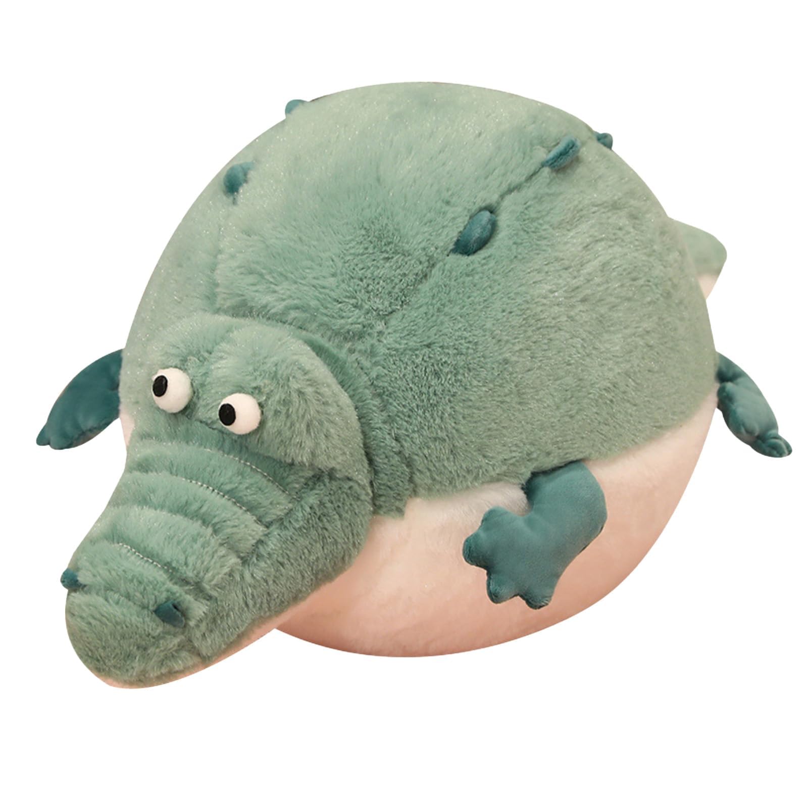 

Hyack Crocodile Plush Toy, Cute Body Pillow, Sleeping Pillow, Gift, Soothing Item, Unique Round Design (Crocodile)