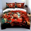 """Set Biancheria da Letto Stella del Calcio""" Set Biancheria da Letto""" (1 copripiumino, 2 federe, piumino non incluso)