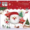 Weihnachtsballon-Set: Zuckerstange, Rentier, Lebkuchenmann & Kranzbogen für Partys