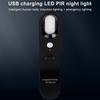 USB Chargeable LED Wall Lamp Emergency Lighting Human Body Sensor Night Light