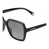 CHANEL bronzing letters Logo logo temples irregular shape sunglasses same style for men and women, black