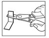 Short Lead Pliers 136mm 3.peaks SP-26