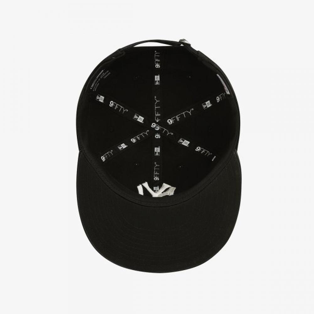 New Era New York Yankees Faded Washing Retro Crown Strapback Black 15131621