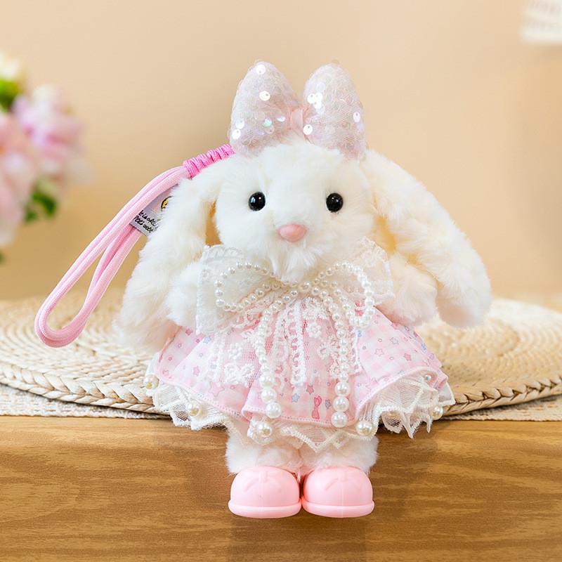 Soft Rabbit Keyring With Long Ears For Kids And Gift Giving
