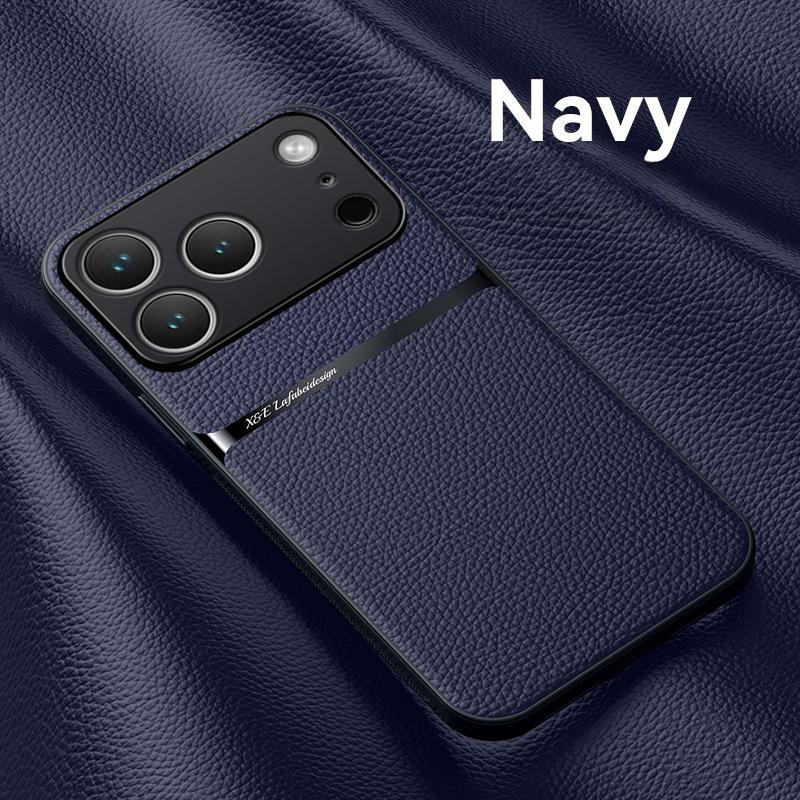 Luxury Shockproof Leather Case Coque For iPhone 17 17 Air 17 Pro Max Plus Magnet Shell Phone Case for iPhone 17Pro Back Cover