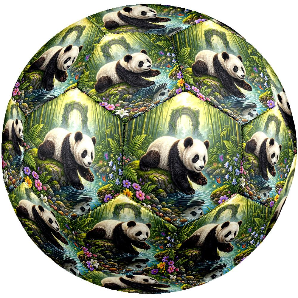 1pc Panda Bamboo Forest Durable Size 5 Soccer Ball Professional Match Training Football Indoor &Outdoor Sports Ball P60176