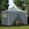 Profi Folding Party Tent with 4 Side Walls 3*4 M Steel Anthracite