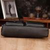 Men's Genuine Leather Laptop Briefcase 16-Inch: Spacious Cowhide Crossbody Shoulder Bag
