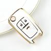 Shell Fob Tpu Car Folding Key Case Cover For Opel Vauxhall Astra Corsa Meriva Insignia For Chevrolet Cruze Aveo Trax Sail Malibu