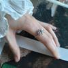Silver Ring with Cubic Zirkonia, Product Weight 2.56 G (2208020)