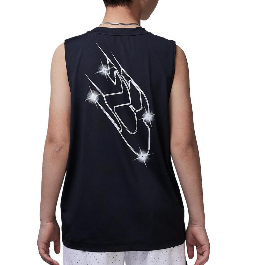 Jordan Vest Mj Sport23 Comfortable Skin-Friendly Simple Generous Sleeveless Kids Tops Black II3100-010
