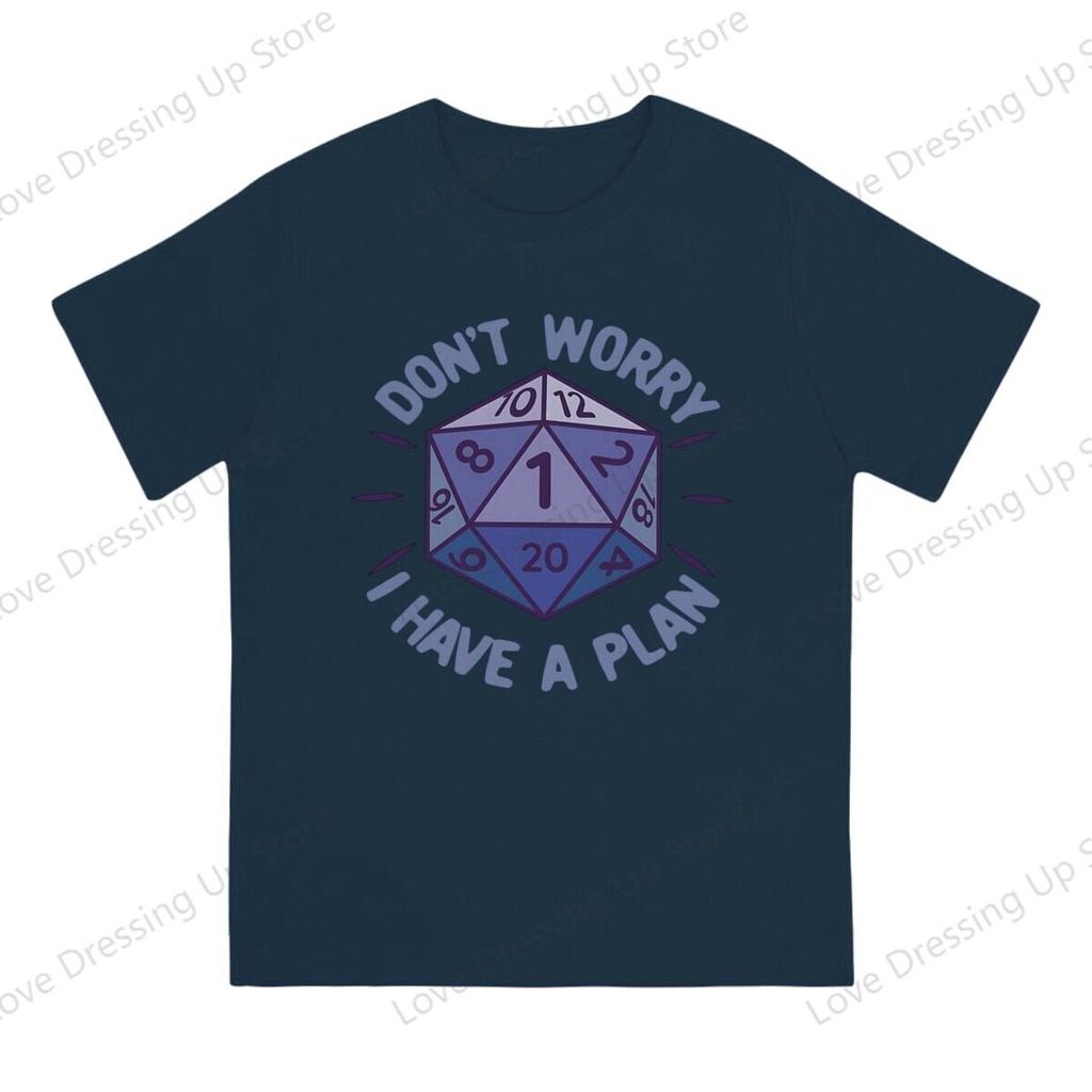 100pure Cotton Casual Unisex Tshirt Dont Worry I Have A Plan Short Sleeve Tshirts Street Short Sleeve Tee Funny Tops