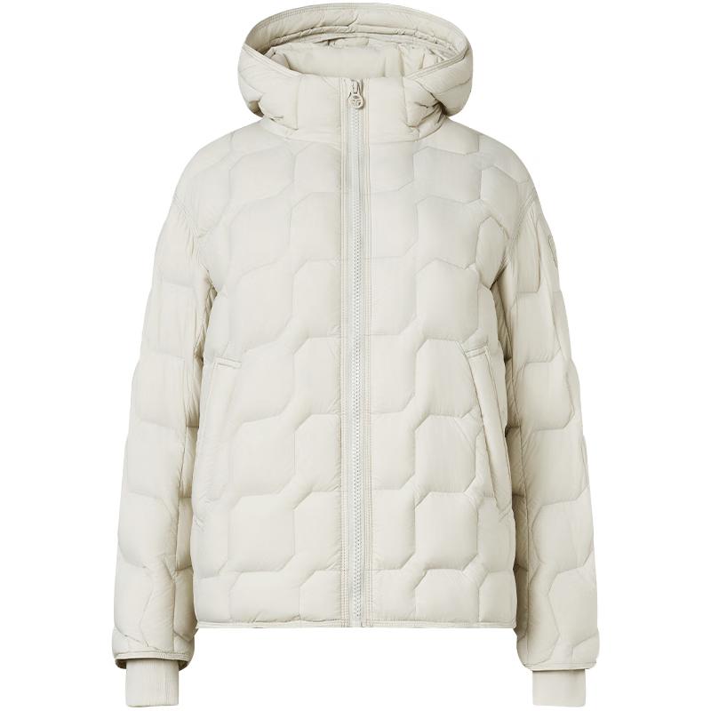 Tamboer Women's Lightweight Petite Hooded Down Jacket 330216Z