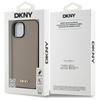 Dkny Dkhmp15Spghlme Iphone 15 6.1       Beżowy/Beige Hardcase Grained Metal Logo Magsafe
