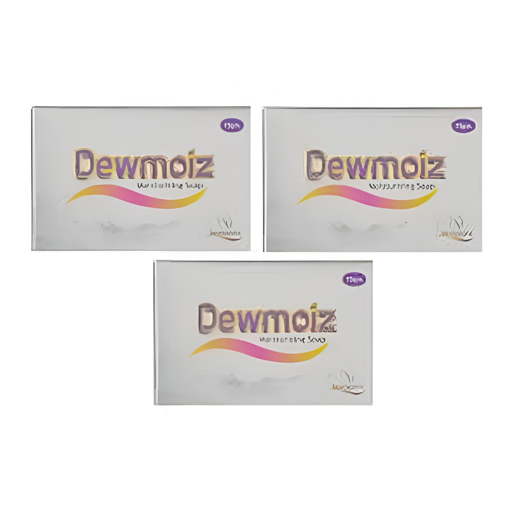 Увлажняющее мыло Dewmoiz, 75 г, Упаковка из 3 штук
