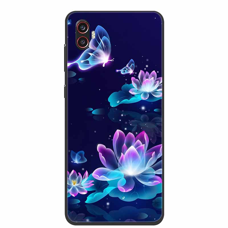 Flower Case For Samsung Galaxy Xcover6 Pro TPU Soft Silicone Back Cover For Samsung Galaxy Xcover Pro 2 Shell Xcover 6 Pro Funda