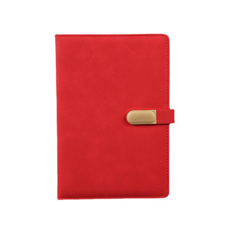 Premium Velvet Texture A5/A6 Business Notebook with Magnetic Closure