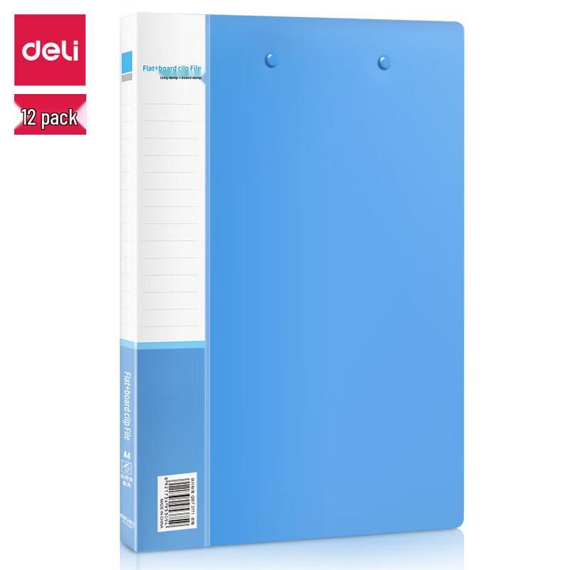 Deli A4 Strong Clip Document Folders