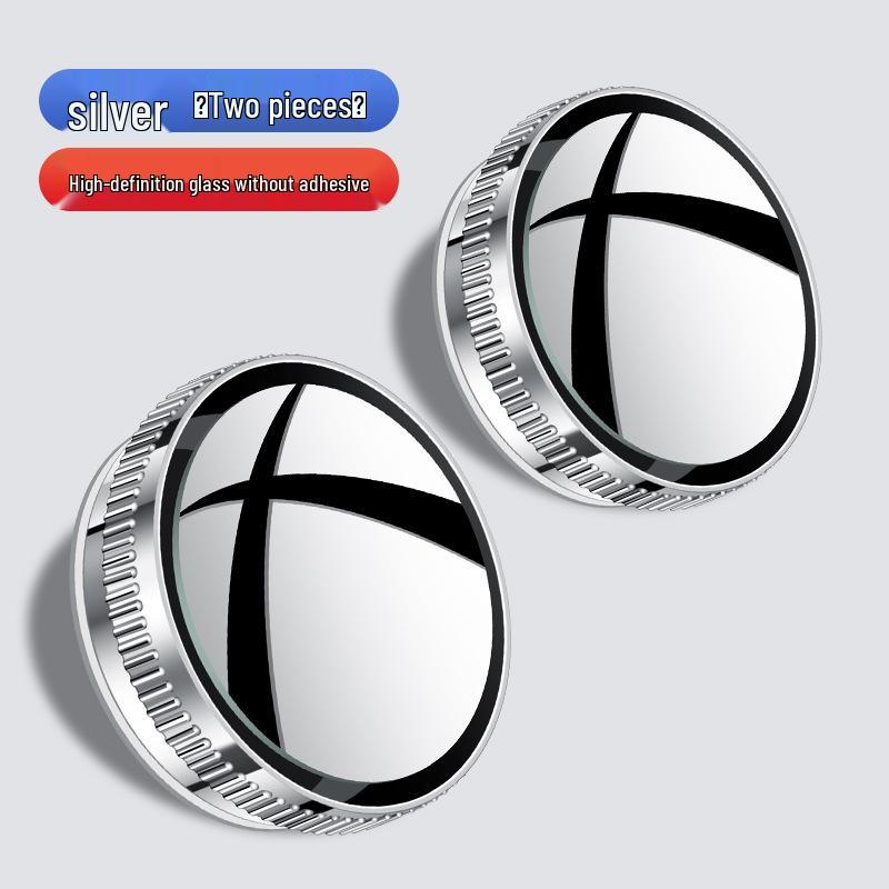 360° Rotating Blind Spot Car Mirror with HD Reflection and Suction Cup Mount