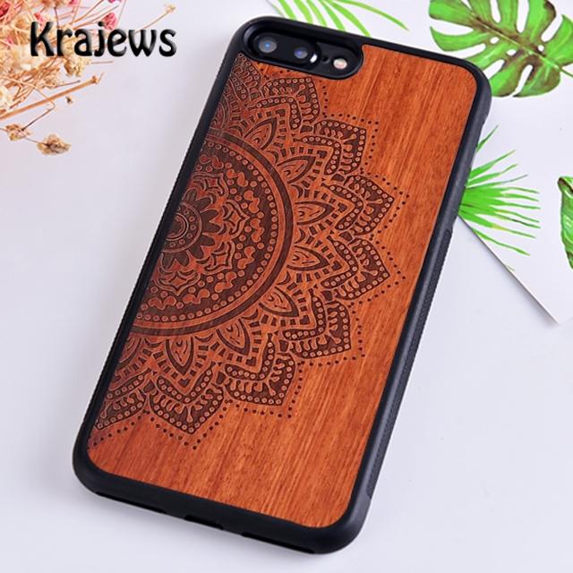 Krajews Indian Style Coloful Mandala Phone Case Cover For iPhone 17 Air 16 15 14 Plus 12 Pro Max Coque Fundas