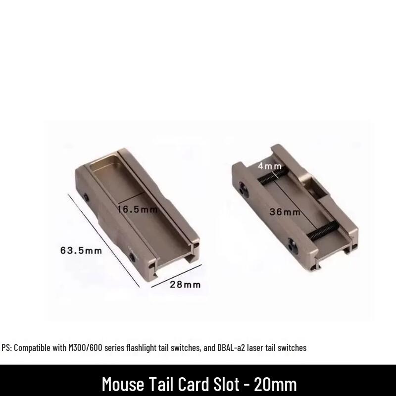 NuFeng Metal Pressure Switch Rail Mount for MLOK