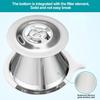 3 pcs sets Reusable Mesh Coffee Drip Filter Pour Stainless Steel Coffee Dripper Pour-over coffee funnel for Single Cup Brew
