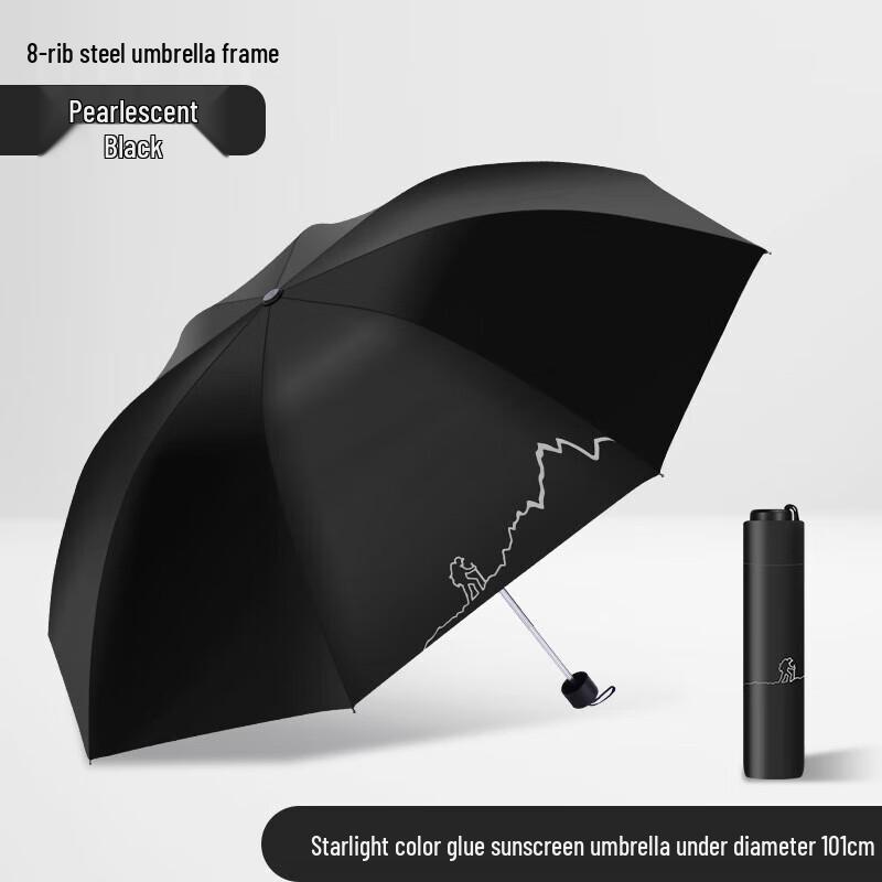 Heaven Umbrella 33628E Compact UV Protection Sun & Rain Umbrella (2-Pack)