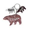 Eisbär-Eule-Schlüsselanhänger, Silikonform mit Loch, Schlüsselanhänger, Anhänger, handgefertigte Form, Valentinstag, Geburtstag, Geschenk, Schmuck