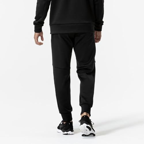 Training Wear Stretch Sweatpants, Easy To Move In, 32MDC050, Unisex, Black, Size L