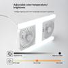 60W Low Ceiling LED Ceiling Fan Light with Remote E27 Socket Dual Fans Energy Saving for Kids Room Home Renovation