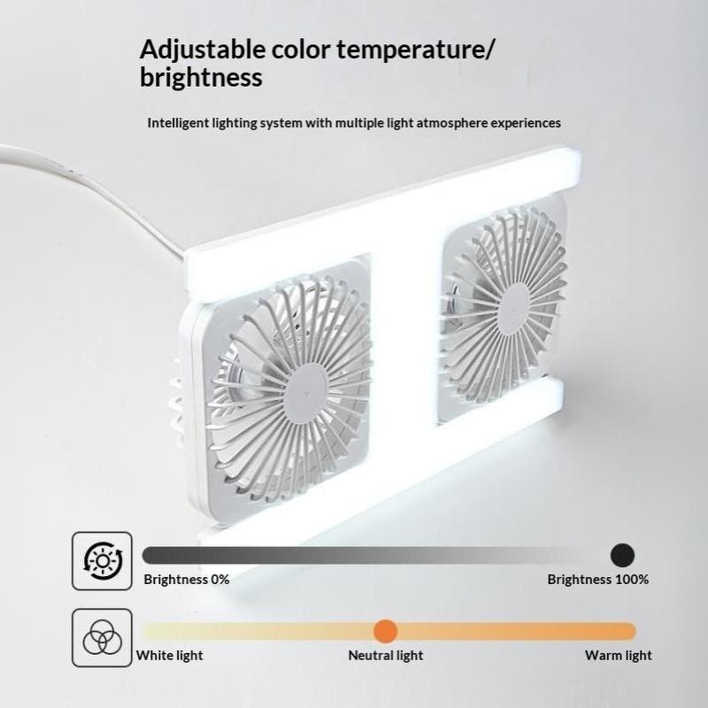 60W Low Ceiling LED Ceiling Fan Light with Remote E27 Socket Dual Fans Energy Saving for Kids Room Home Renovation