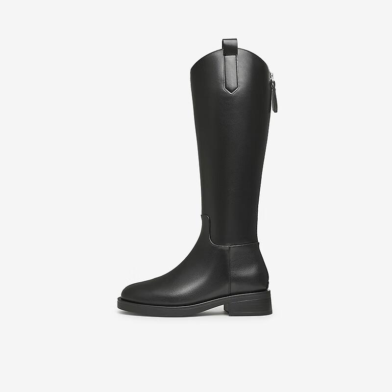 Women s Winter Mid-Heel Slim-Fit High Boots 37
