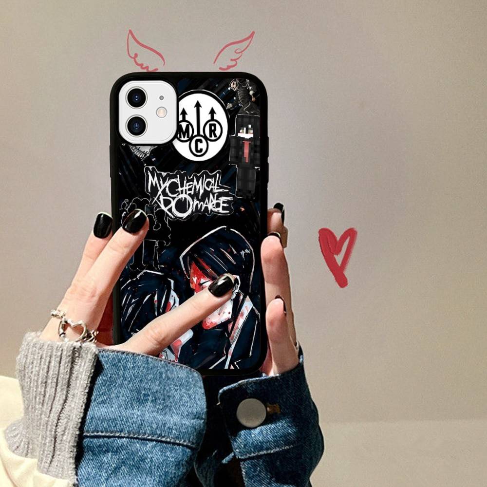 Rock Band M-My C-Chemical R-Romance Phone Case For IPhone 17 16 15 14 13 12 11 Pro Max Plus MiNi 17Air PC+TPU Armor Cover