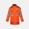 WEZHO Winter Thickened Reflective Highway Traffic Raincoat