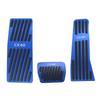 Onami Pedal Brake and Accelerator Interior Aluminum for the New Mazda CX60 KH Series CX-60 Covers, Panels, Alloy, 3-Piece Set, Blue, (CX60-01-BL)