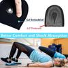 1 Pair Of Heel Protection Sleeves Shock-absorbing Pressure Height Increasing Pad Silicone Anti Slip Half Pad