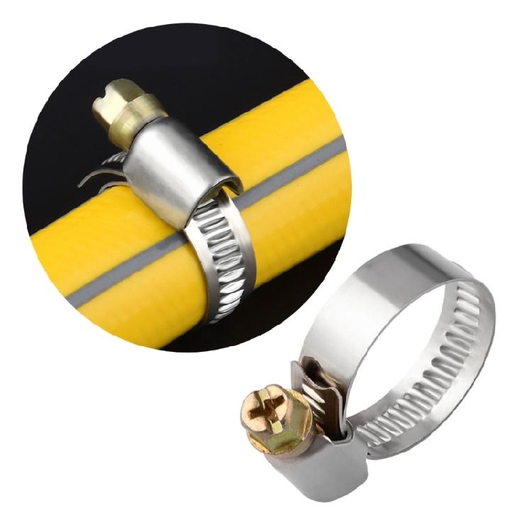 Upgrades Steel Water Pipe Clamp Set Tube Clamps Adjustable Tube Holders 10pcs for Enhances Durability & Leak Protections
