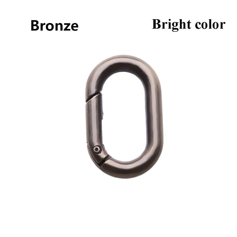 Camping Hiking Accessories Outdoor Carabiner Handbags Clips Spring Oval Rings Bag Belt Buckles