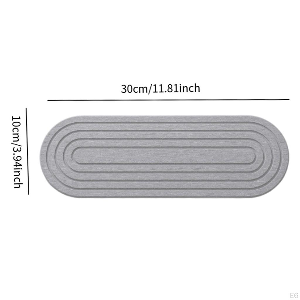 Instant Dry Sink Organizer Drying Mat for Kitchen Counter Holder,Quick Soap