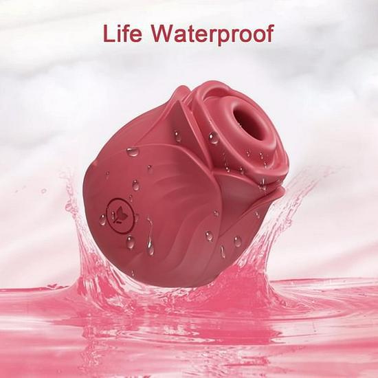 Cross Rose Suction Vibrator: 10-Speed Erotic Toy for Women