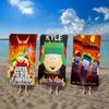 South Cartoon Parkes Classic Movie Bath Towel Microfiber Soft Water Absorbing Breathable For Girl Kids Decorative Beach Towel