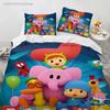 Cartoon Bettbezug Kissenbezug Bettwäsche Set P-Pocoyos Erwachsener Junge Schlafzimmer Dekoration Kinder Geschenk Einzel Doppel Groß