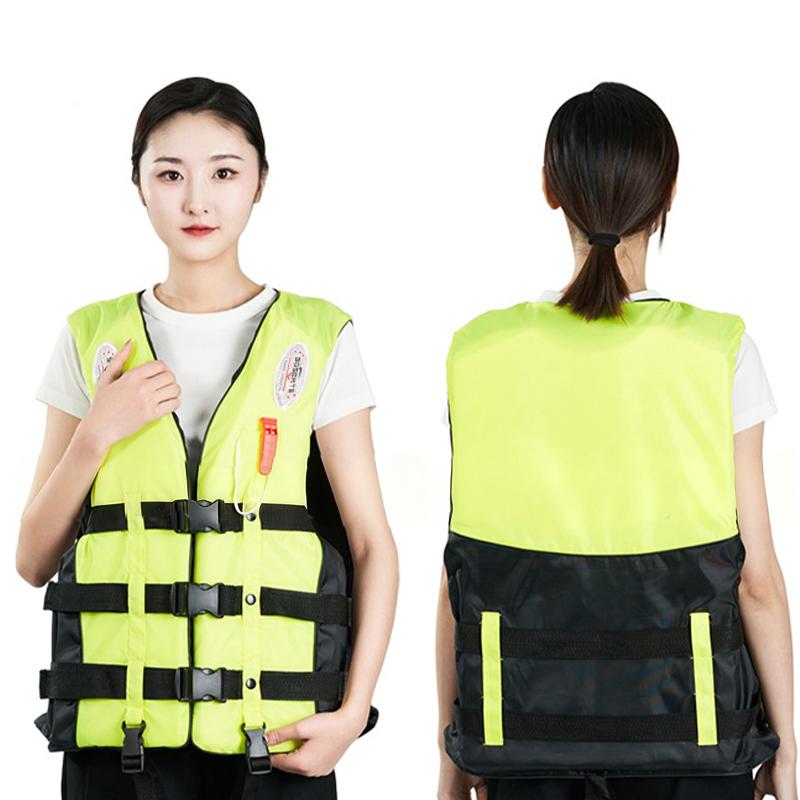 Emergency Flood Control Life Jackets For Adults And Children High Buoyancy Fishing Professional Boat Foam Life Vests Buoyancy Ve