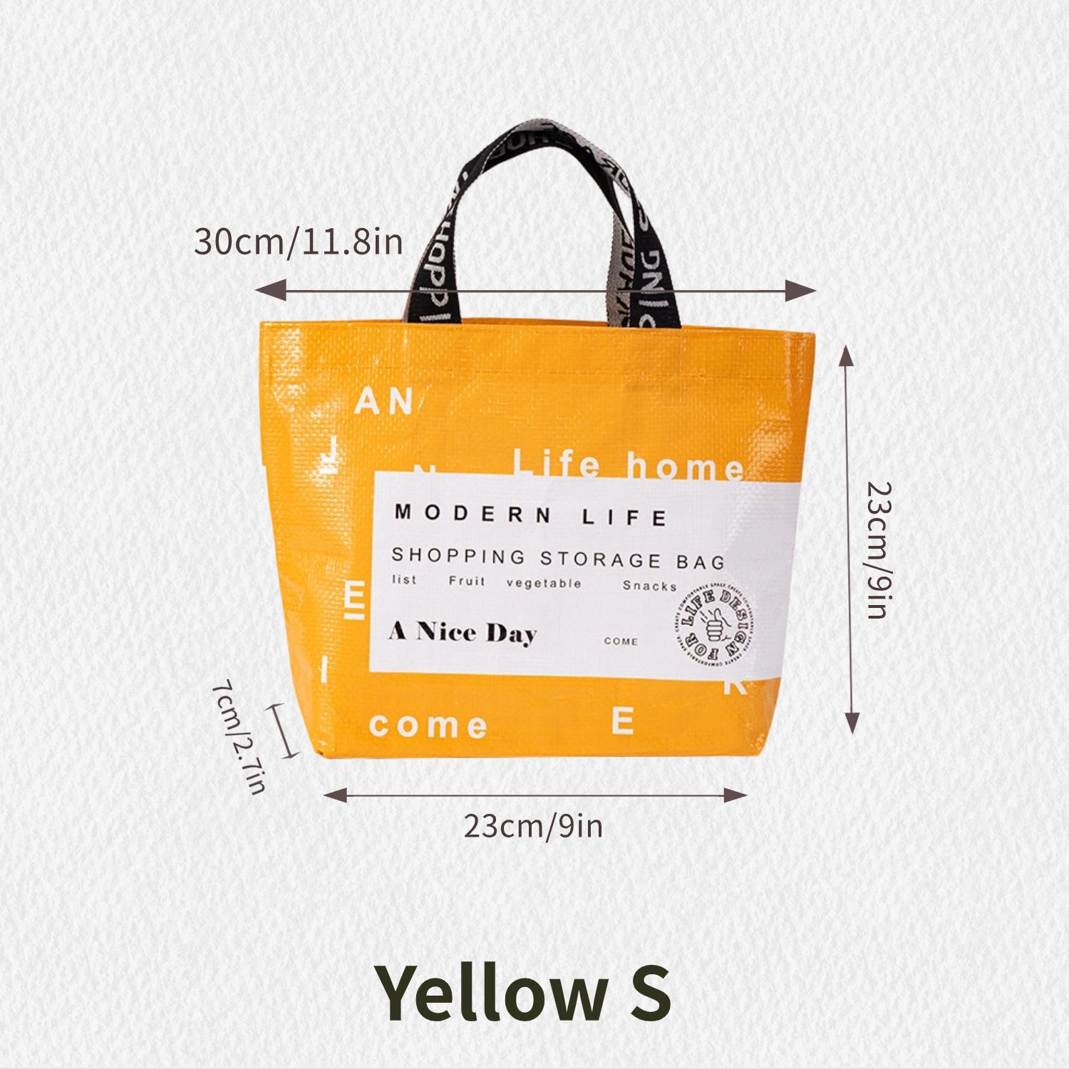 1 шт., водонепроницаемая складная сумка-тоут большой емкости из полипропилена, портативная сумка на одно плечо или с верхней ручкой, женская сумка на плечо