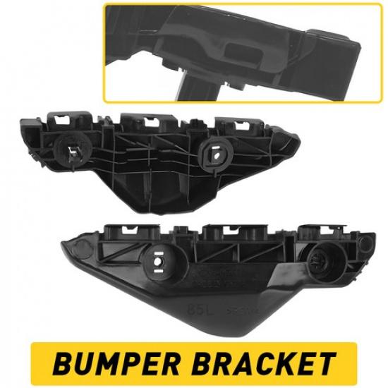 Front Bumper Retainer Bracket Set For 2007-2012 Toyota Yaris Sedan US