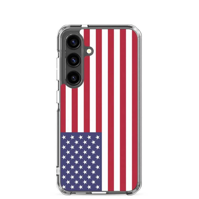 Coque Téléphone - Samsung - Galaxy S22 Plus - Drapeau États-Unis - Souple - Flerfarget