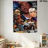 Hip Hop Legends Visual Celebration Bedding 1 Duvet Cover 2 Pillowcase Without Core Bedding Set Christmas Birthday Gift Soft And Comfortable