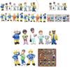 Charming 12pcs Cartoon Fireman Sam Mini Models For Enthusiastic Collectors And Decorators